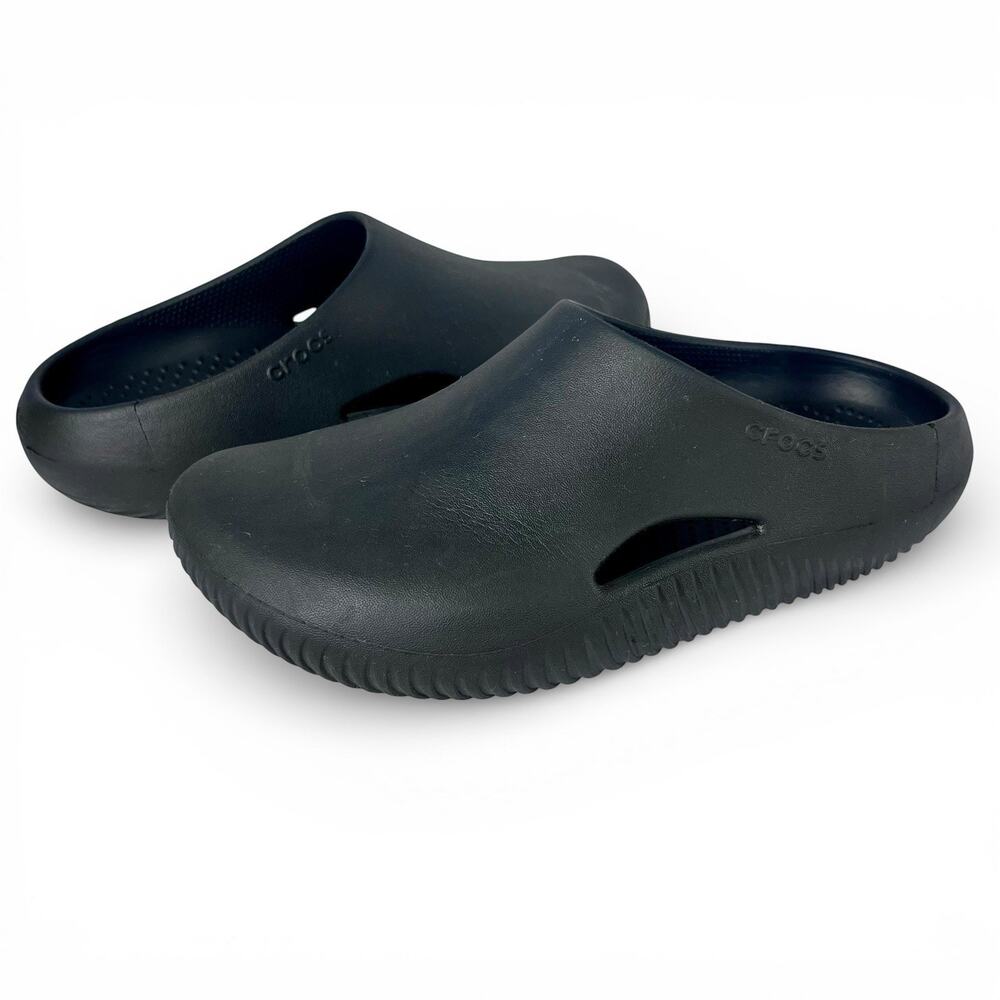 Crocs Mellow Recovery Clogs Black Comfort Slip On Work Shoes Mens 7 Womens 9 - Picture 12 of 12
